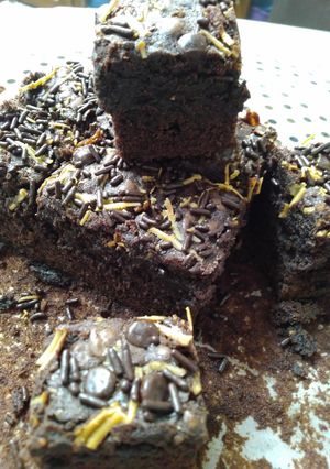 Foto resep Fudgy Brownis open