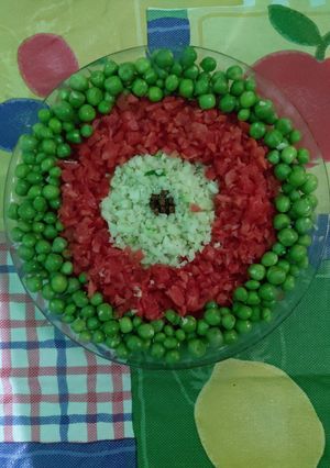 A picture of Tricolor veggies.