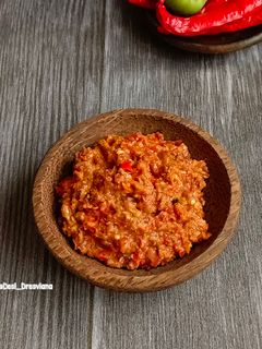 Foto resep Sambel pecel ayam/lele