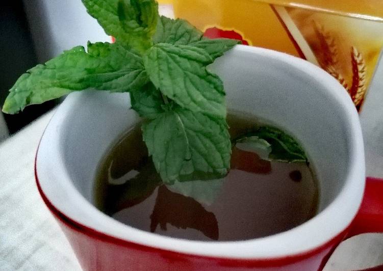 Easiest Way to Make Any-night-of-the-week Qahwa(mint tea)