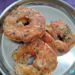 Gajar urad vada A picture of Gajar urad vada.