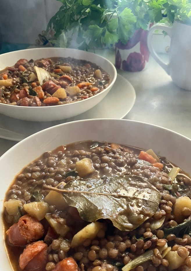 Una foto de Lentejas con verduras y especias Sabor Cookpad. Come sano!