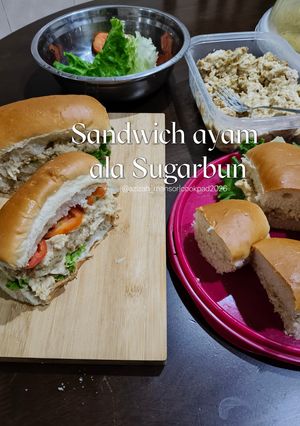 Gambar Sandwich ayam ala Sugarbun