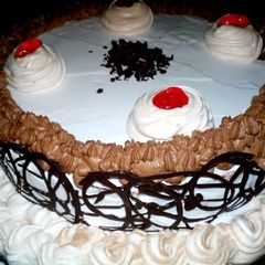 A picture of Chocolate cage#authors marathon#local ingredients.