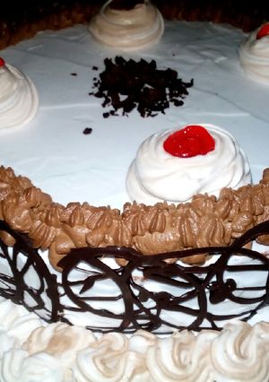 A picture of Chocolate cage#authors marathon#local ingredients.