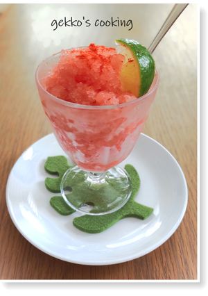 A picture of 100% Watermelon Granita – Latin Style.