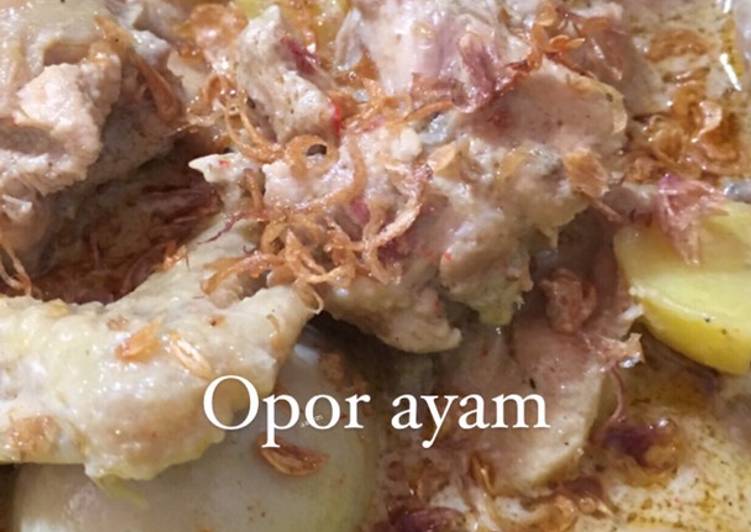 !DICOBA Resep Opor ayam kampung masakan rumahan simple
