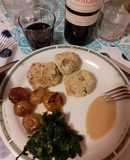 Polpette con farina di ceci e melanzane
