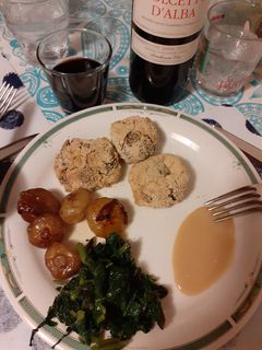 Foto di Polpette con farina di ceci e melanzane