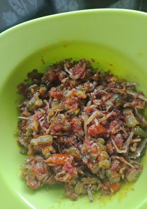 Foto resep Tumis pare teri sambal rica