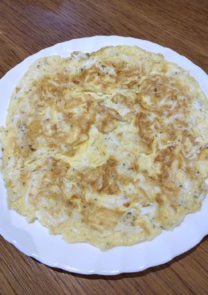 A picture of Pan Fry Shrimp Eggs.
