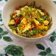 Tumis buncis wortel orak2 telur