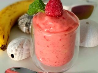 Nice cream healthy au blender
