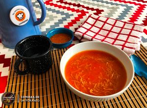 Una foto de Sopa de Fideo | Receta Sencilla