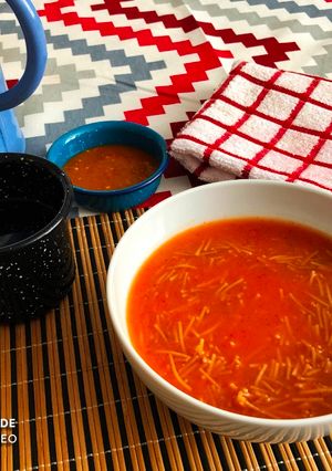 Una foto de Sopa de Fideo | Receta Sencilla