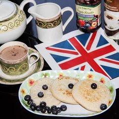 English Style Crumpets A picture of English Style Crumpets.