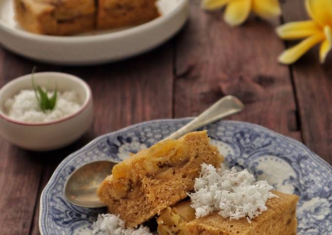 Resep membuat Cake Pisang Tepung Beras dijamin menggugah selera