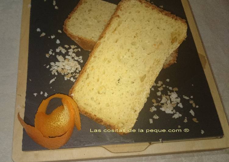 Brioche de naranja y sésamo en panificadora