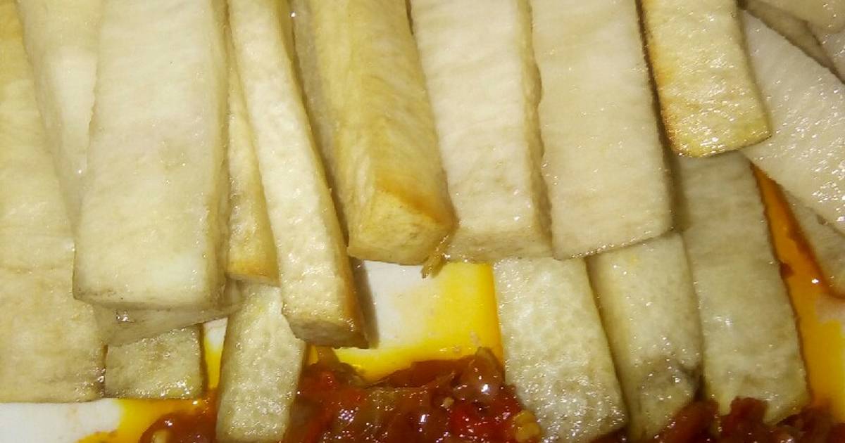 Fried yam and stew Recipe by Umman Amir And Minaal 🎂🍜🍝 Cookpad