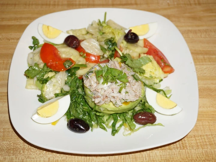 Recipe STUFFED AVOCADO WITH CRAB MEAT SALAD, JON STYLE the Can Spoil the Tongue Really delicious