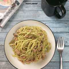 Spinach matcha carbonara-レシピのメイン写真