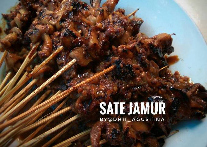 Bagaimana Menyiapkan Sate Jamur Anti Gagal