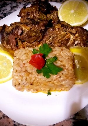 A picture of Roast veal stuffed with cheese, herbs in sauces.