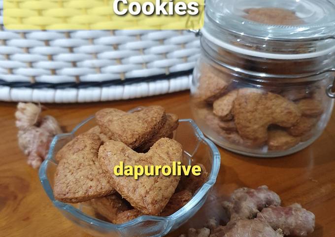 Kue Jahe / Ginger Cookies Tanpa Telur Tanpa Mikser