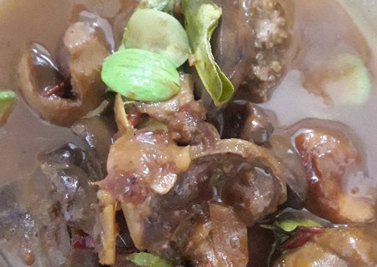 Resep Ati ampela pedas manis yang Menggugah Selera