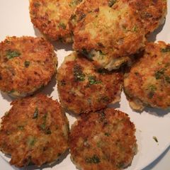 A picture of Chickpea Patties.