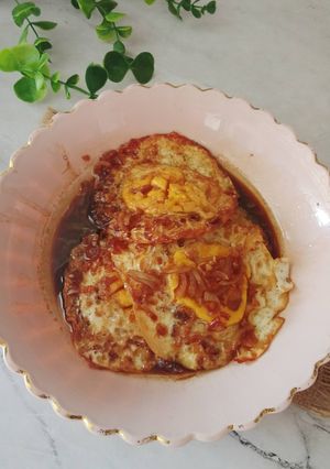 Foto resep Telur ceplok kecap