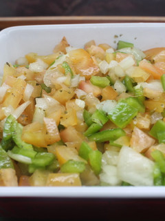 Una foto de Pico de gallo picante