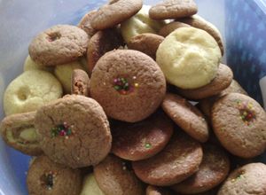 Una foto de Galletas de chocolate