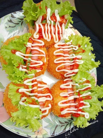 Cara Gampang Menyiapkan Resep Donat Burger/Donat Sosis yang Menggugah Selera Anti Ribet, Uenak Banget