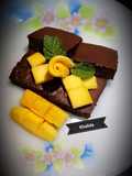 Brownies with Mangoes