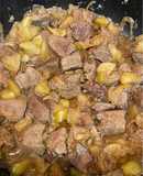 Яловича печінка з яблуками😋