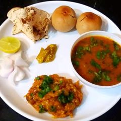 A picture of Dal Baati.
