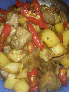 Foto resep Sambal goreng ati ampela kentang