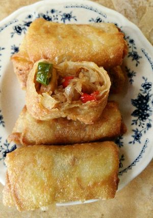 Foto resep Lumpia Isi Bihun Pedas