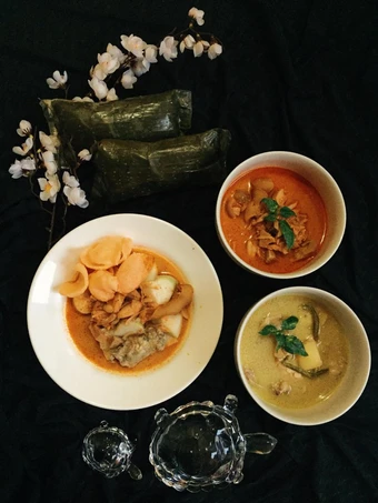 Langkah Gampang Membuat Resep Ayam gulai korma &amp; gulai nangka rencah kikil Anti Ribet, Mantap