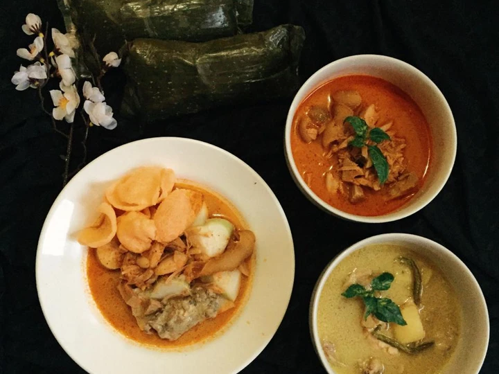 Langkah Gampang Membuat Resep Ayam gulai korma &amp;amp; gulai nangka rencah kikil Anti Ribet, Mantap