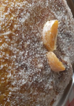 Una foto de Torta de jugo de naranja