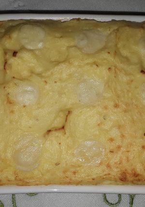 O poză a rețetei Sufle de cartofi cu mozzarella.