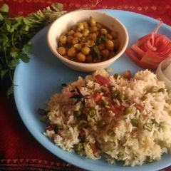 A picture of Mix veg pulao.