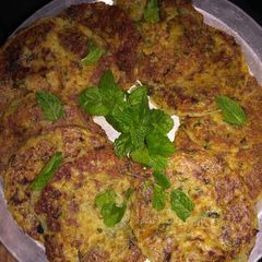 A picture of Mint aloo tikki.