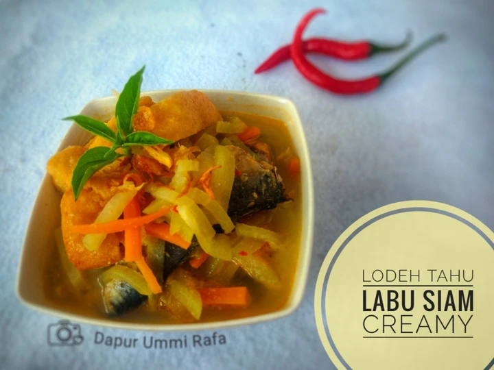 Easy Ways Prepare Recipes Lodeh Tahu Labu Siam Creamy the Perfect Delicious.