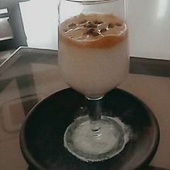 A picture of Dalgona Coffee.
