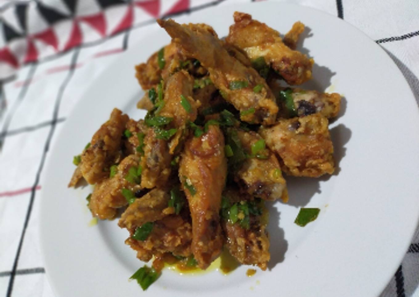 Ayam Goreng Saus Mentega Saus Inggris