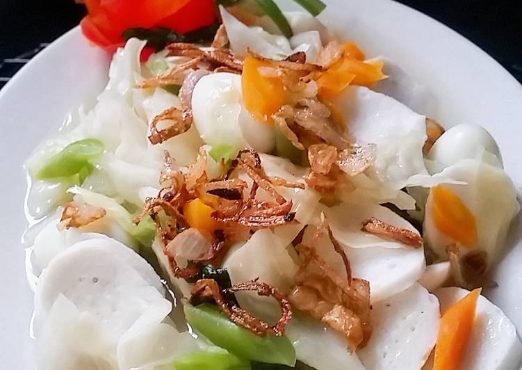 Proses mengolah Tumis Baso Telur Puyuh Sayuran Lezat