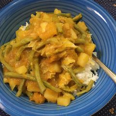 A picture of Rice and vegetable stir-fry.